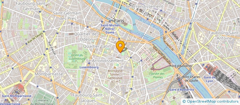 localisation de l'entreprise ASS USAGER RESTAU ADMIN MONTAG STE GENEV à PARIS