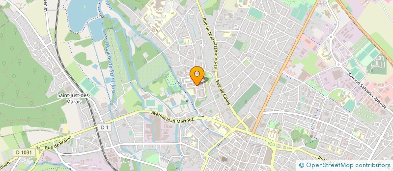 localisation de l'entreprise ASS USAGERS CENTRE SOCIAL  BEAUVAIS