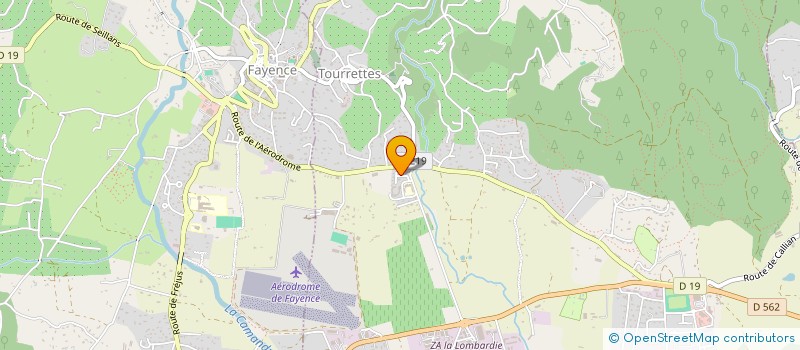 localisation de l'entreprise ASS USAGERS EAUX DE LA FOUX à TOURRETTES