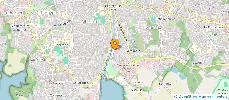 localisation de l'entreprise ASS.USAGERS REST.DDE ET PTT à VANNES