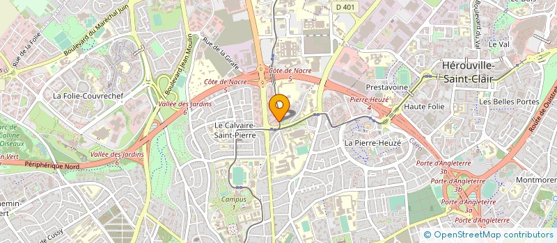 localisation de l'entreprise ASS USAGERS REST HOT IMPOTS CAEN à CAEN