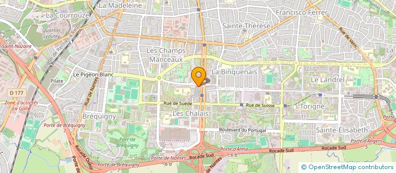 localisation de l'entreprise ASS USAGERS TRANSPORTS ILLE ET VILAINE à RENNES