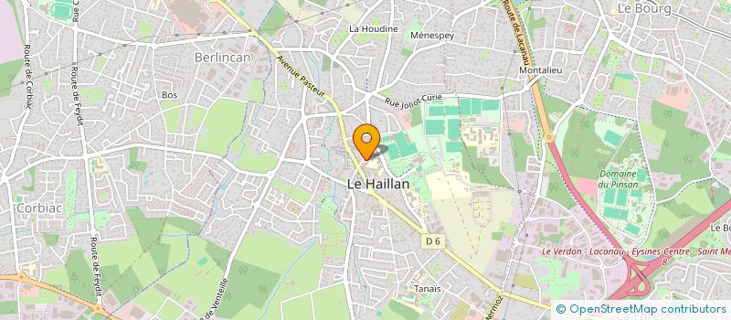 localisation de l'entreprise ASS USEP  LE HAILLAN