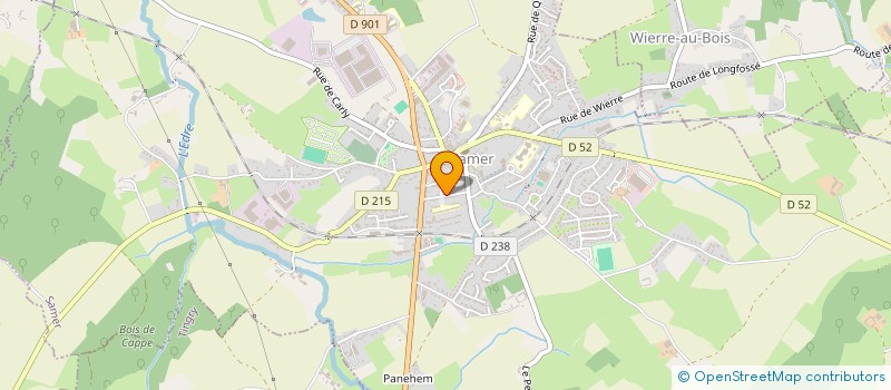 localisation de l'entreprise ASS USEP DE COORDIN CIRCONSCRIPT EN  SAMER