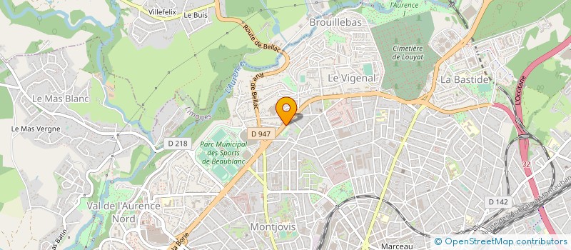 localisation de l'entreprise ASS USEP ECOLE DESCARTES à LIMOGES