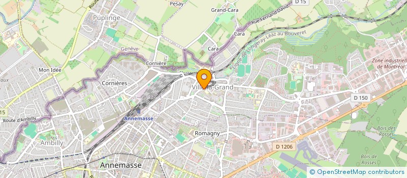 localisation de l'entreprise ASS USEP ECOLE VILLE LA GRAND à VILLE-LA-GRAND
