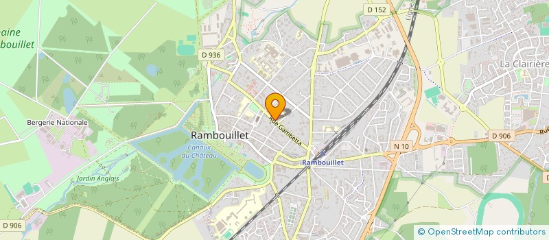 localisation de l'entreprise ASS USEP GAMBETTA à RAMBOUILLET