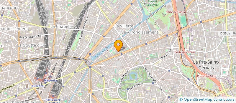 localisation de l'entreprise ASS  USRP CFDT EDF-GDF  PARIS