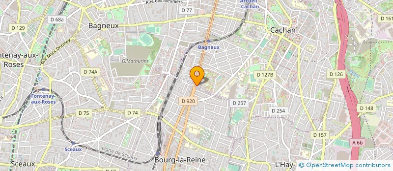 localisation de l'entreprise ASS UTILIS REST INTER ENTCACHAN PTE SUD  CACHAN