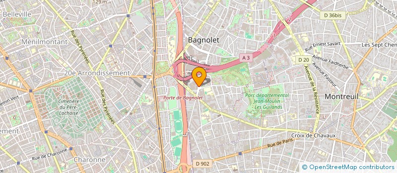 localisation de l'entreprise ASS UTILISAT REST ENTREP TR GALLIENI 1 à BAGNOLET