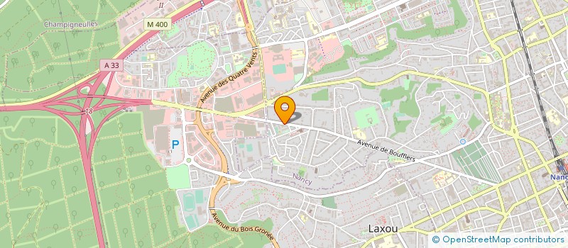 localisation de l'entreprise ASS UTILISATEURS CTRE SOCIAL BEAUREGARD  NANCY