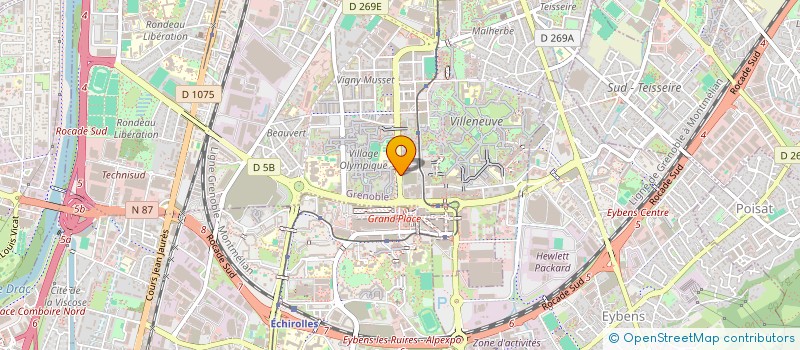 localisation de l'entreprise ASS UTILISATEURS LIBERAUX IRM SUD à GRENOBLE