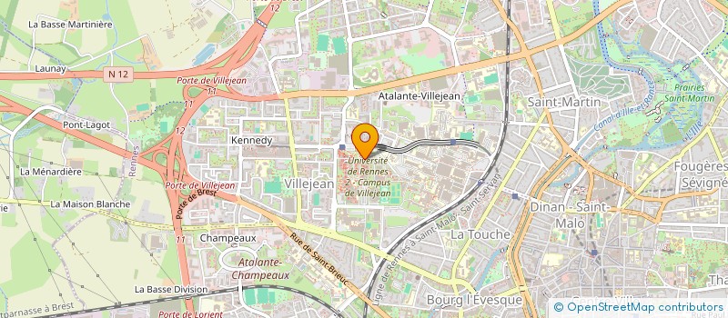 localisation de l'entreprise ASS UTILISATEURS RESEAU BN OPALE  RENNES