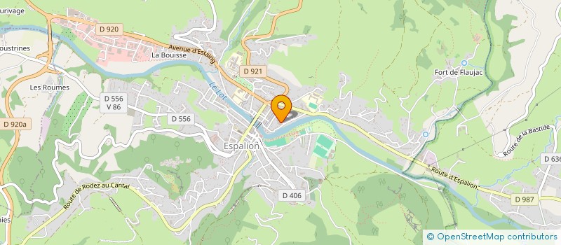 localisation de l'entreprise ASS VACANCE LOISIR AVEYRON NORD P CALAIS  BESSUEJOULS