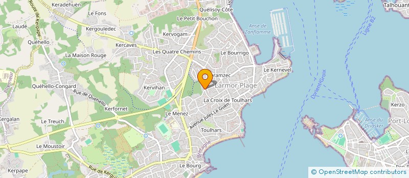 localisation de l'entreprise ASS VACANCES EVASION LOISIRS  LARMOR-PLAGE