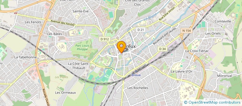 localisation de l'entreprise ASS VACANCES LOISIRS EDUCATIFS DE DREUX à DREUX
