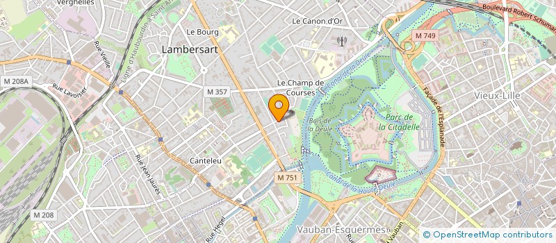 localisation de l'entreprise ASS VACANCES LOISIRS  LAMBERSART  LAMBERSART