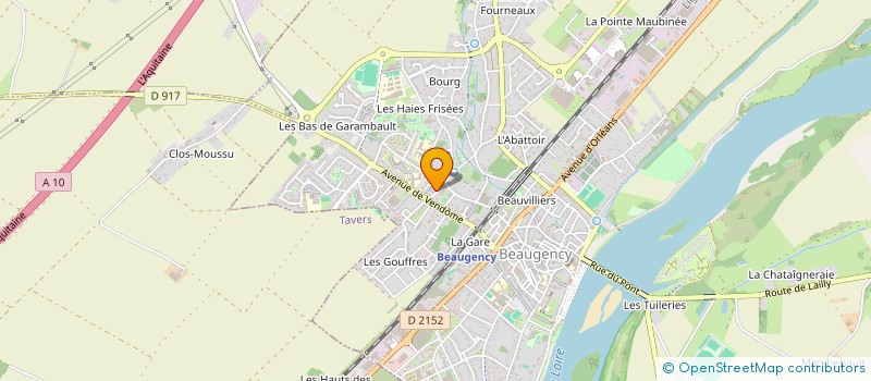 localisation de l'entreprise ASS VAL DE LOIRE DE TAI CHI CHUAN à BEAUGENCY