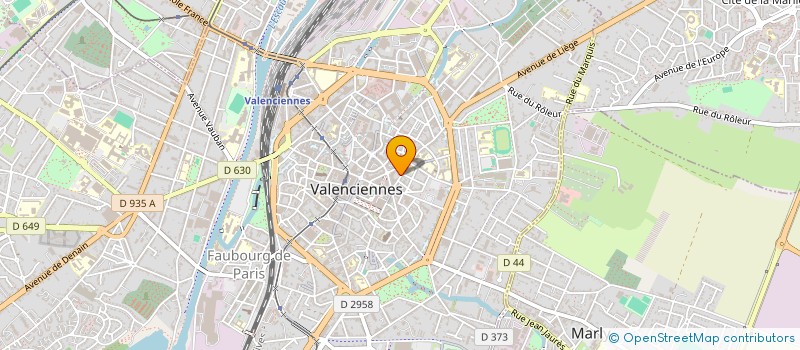 localisation de l'entreprise ASS VALENCIENNOISE AIDE A DOMICILE à VALENCIENNES
