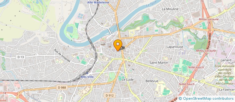 localisation de l'entreprise ASS VALEUR DES DROITS à ALBI