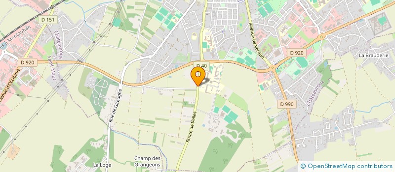 localisation de l'entreprise ASS VALEUREUX APPRENTIS CHATEAUROUX 36 à CHATEAUROUX