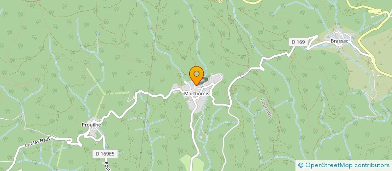 localisation de l'entreprise ASS VALID INVALID DEFAV AIDE LOG SOLIDAR  COURNIOU