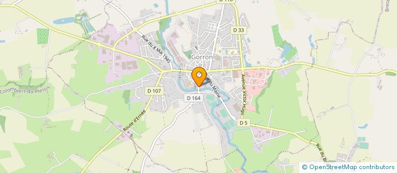 localisation de l'entreprise ASS VALOREN à GORRON
