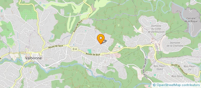 localisation de l'entreprise ASS VALORISATION NELLE TECHNOLG INTERNET à VALBONNE