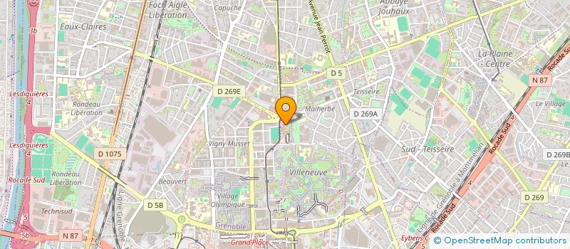 localisation de l'entreprise ASS VALORISATION OUTIL INFORMAT RESEAU à GRENOBLE