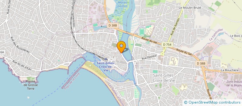 localisation de l'entreprise ASS VALORISER INITIATIVE ENVIRON DU PAYS à SAINT-GILLES-CROIX-DE-VIE
