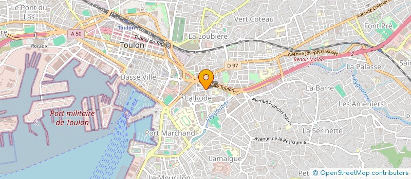 localisation de l'entreprise ASS VAR AVENIR à TOULON
