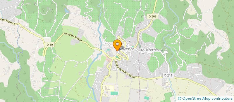 localisation de l'entreprise ASS. VAROISE AIDE ET SOUTIEN SCOLAIRE  FAYENCE