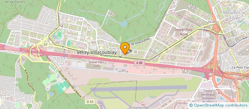 localisation de l'entreprise ASS VELIZY VILLACOUBLAY PLONGEE  VELIZY-VILLACOUBLAY