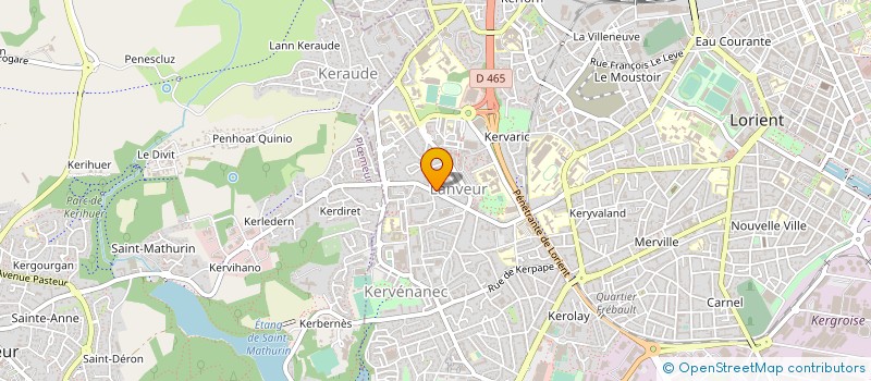 localisation de l'entreprise ASS VELO CLUB DU PAYS DE LORIENT  LORIENT