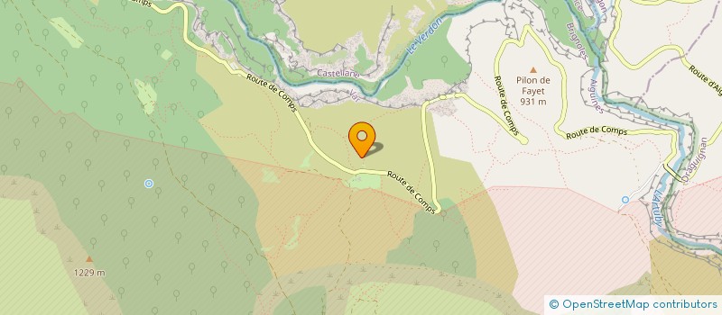 localisation de l'entreprise ASS VERDON ANIMATION NATURE à AIGUINES