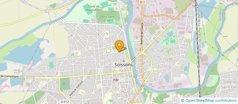 localisation de l'entreprise ASS VERMEIL à SOISSONS