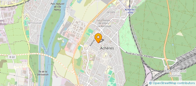 localisation de l'entreprise ASS VERMEIL SERVICE à ACHERES