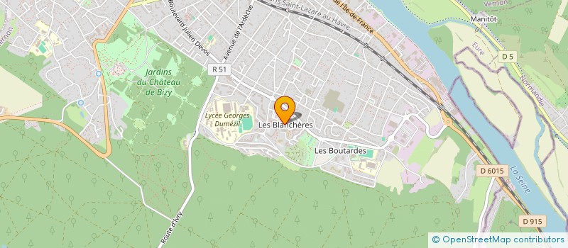 localisation de l'entreprise ASS VERNON ENTENTE ET COORDINA  VERNON