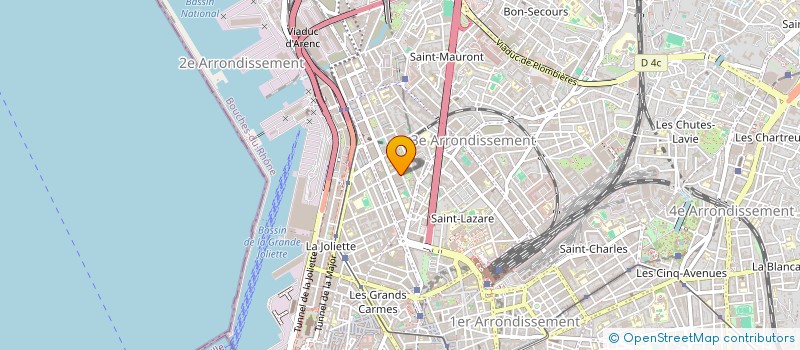 localisation de l'entreprise ASS VICTIMES ASSISTANCE à MARSEILLE