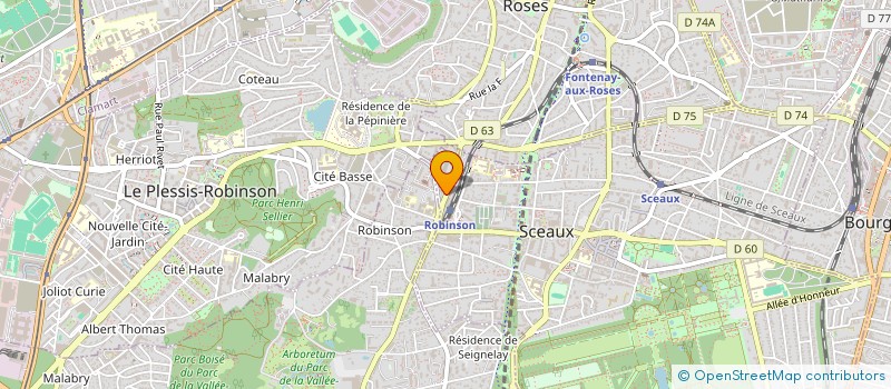 localisation de l'entreprise ASS VICTIMES DE LA TRICHINOSE à SCEAUX