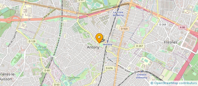 localisation de l'entreprise ASS VIE FRATERNITE MARIANISTES à ANTONY