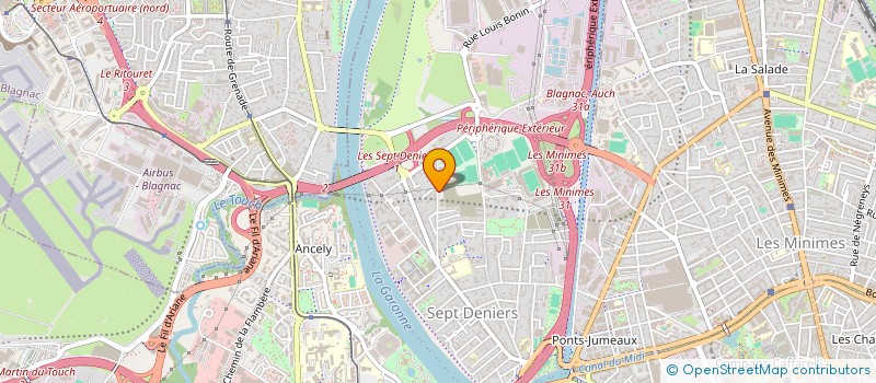 localisation de l'entreprise ASS VIE-VENT à TOULOUSE