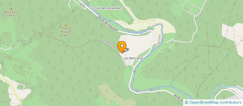 localisation de l'entreprise ASS VIEILLES PIERRES DU VAR à LE CANNET-DES-MAURES