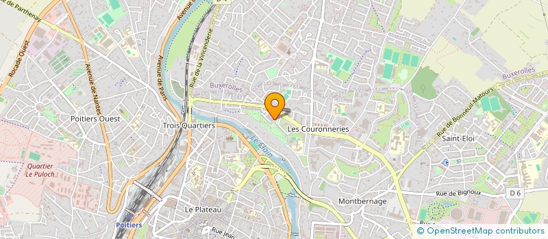 localisation de l'entreprise ASS VIENNE SERVICES TRANSPORT à POITIERS