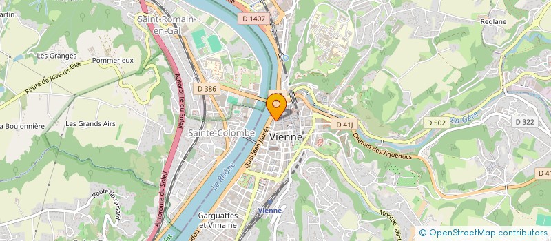 localisation de l'entreprise ASS VIENNE SPORTIVE CULT AMIS PORTUGAL à VIENNE