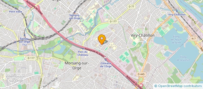 localisation de l'entreprise ASS VIEUX PARC CITES NOUVELLES à VIRY-CHATILLON
