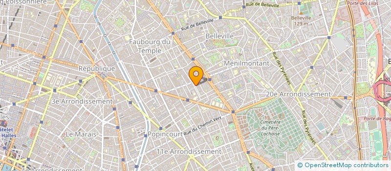 localisation de l'entreprise ASS VIEUX TRAVAILLEURS RP  PARIS