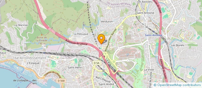 localisation de l'entreprise ASS VIGILANCE CIVIQUE DE LA CASTELLANE à MARSEILLE