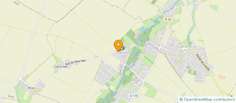 localisation de l'entreprise ASS VIKINK VOILES à ROTS