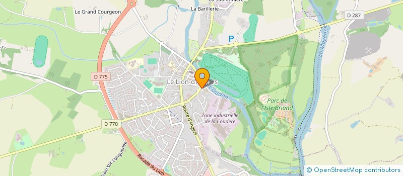 localisation de l'entreprise ASS VILLAGE D ACCUEIL SARTHE MAYENNE à LE LION D'ANGERS